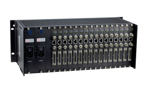 RACK4000 16槽协议转换器/网桥/串口光纤MODEM 4U机架