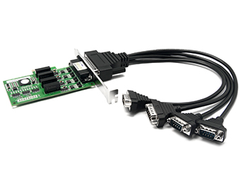 4口RS485/422 PCI-E光隔高速多串口卡