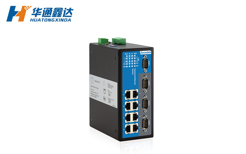 武汉8网口+4串口网管型工业以太网交换机