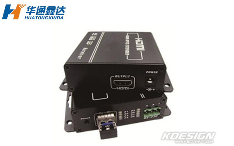 武汉4K HDMI光纤延长器+RS232(双纤双向)